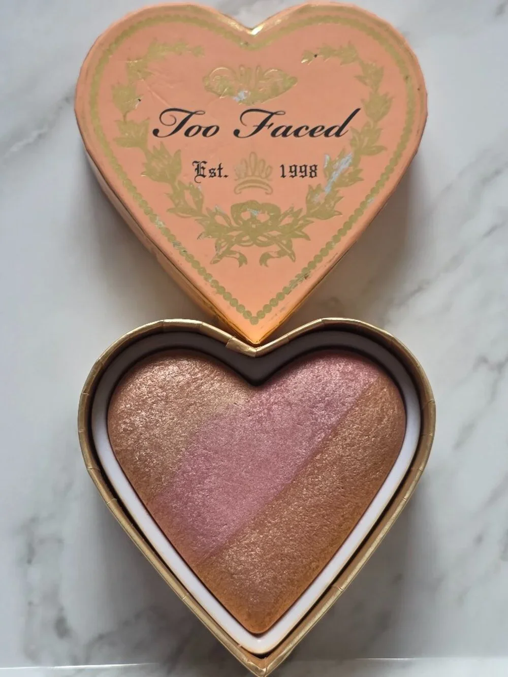 Too Faced PEACH BEACH Sweethearts Perfect Flush Blush